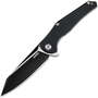 KUBEY Flash Liner Lock Flipper Cuțit Pliabil Mâner Negru G10 KU158C