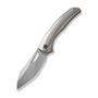 We Knife Ignio Polished Bead Blasted Titanium Handle WE22042B-4