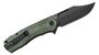 Petrified Fish PFP03 Victor Black Stonewash K110 Green Micarta PFP03GRMW