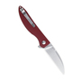 Kizer Swaggs Swayback Button Lock Knife Red Micarta - V3566N4