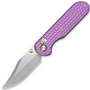 GEO Knife Ethereal Cutter SW M390 Blade SWPurple Ti