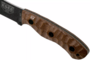 ESEE Knives ESEE JAMES GIBSON 5 NESSMUK, manches en Micarta sculpté marron, Black Oxide