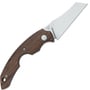 Fox Virtus Folding Pocket Knife Stainless Steel Becut Satin Blade, American Walnut Wood Handle