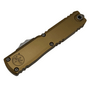 Microtech ULTRATECH GEN IV D/E STONEWASH FULL SERRATE TAN 11224-12TA