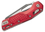 Microtech MSI S/E BLACK STANDARD ALUMINUM FRAG RED 210-1FRRD