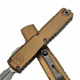 Microtech ULTRATECH GEN IV D/E APOCALYPTIC FULL SERRATE TAN 11224-12APTA