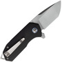 KUBEY Campe Nest Liner Lock EDC Flipper Knife Black G10 Handle KU203A