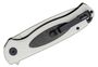 Petrified Fish PFB03 Stamp Satin D2 Carbon Fiber With White G10 PFB03WS