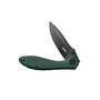 Kubey Ruckus Liner Lock Folding Knife Green G10 Handle KU314L