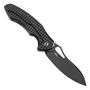 KANSEPT Echis Black Stonewashed CPM S35VN 0.11"/3.0mm Blackwash Titanium K1071A5