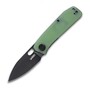 KUBEY Hyde Liner Lock Folding Knife Jade G10 Handle KU2104C