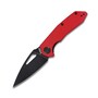 KUBEY Coeus Liner Lock Thumb Open Folding Knife Red G10 Handle KU122H