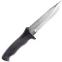 Mil-Tec COUTEAU DE CHASSE M.POIGNÉE EN CAOUTCHOUC BLANK 15386000