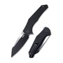 KUBEY Flash Liner Lock Flipper Cuțit Pliabil Mâner Negru G10 KU158C