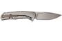 Lionsteel Folding knife M390 blade, Titanium handle BRONZE Acc. IKBS wood KIT box TRE BR