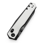 TENABLE KNIVES Beaver Blackwash Nitro-V 0.125&#039;&#039;/3.2mm Ivory White and Black G10 T1105V2