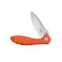 Kubey Ruckus Liner Lock Folding Knife Orange G10 Handle KU314H