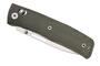 LionSteel NINI Folding knife M390 satin blade, full GREEN Canvas handle NN1 CVG
