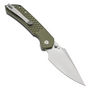 Tenable Knives Fenrir Stonewashed Nitro V,Green Anodized Aluminum+  Fishscale B1034H7