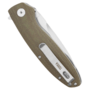 Petrified Fish PFB01 Terra Satin D2 Khaki Micarta PFB01KAS