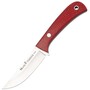MUELA TERRIER Outdoor Knife, Micarta Handle, Leather Sheath