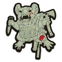 Halfbreed Blades PVC Patch - Drop Bear 2024 GITD Drop Bear Patch