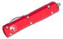Microtech Ultratech S/E Satin Partial Serration Red 121-5RD