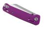 QPS Penguin Glyde 14C28N, finitura a 2 toni stonewash - satinata, Manico: Viola FRN QS