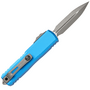 Microtech UTX-85 GEN III D/E STONEWASH AP STANDARD BLUE 1232-10APBL