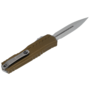 Microtech CYPHER II D/E STONEWASH STANDARD OD GREEN 1242-10OD