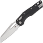 Microtech MSI® S/E Tri-Grip Injection Molded Black Stonewash Full Serr 210T-12PM