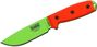 ESEE Model 4 Venom Green Blade, Orange G10 ESEE-4P-VG