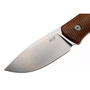 MKM SMALL LOV – M390 SATIN blad, SANTOS TRÄ handtag, +FICKA LÄDERSLIDA med MAGNET