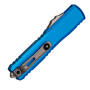 Microtech ULTRATECH GEN IV D/E STONEWASH FULL SERRATE BLUE 11224-12BL
