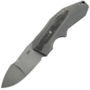 WE Knife Coral Gray Titanium Handle With Marble Carbon Fiber InlayGray Stonewashed CPM 20CV Blade