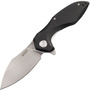 KUBEY Noble Nest Liner Lock Folding Knife Black G10 Handle KU236A