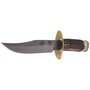 MUELA 160mm blade, stag deer handle, brass guard and Lion head cap LION-16BF