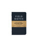 Field Notes Pitch Black Vonalas Jegyzetfüzet 3-csomag FN-34