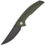 Petrified Fish PFP05 Deepsea Black Stonewash K110 Green Micarta PFP05GRMDW
