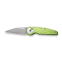 Civivi Starflare Lime Green Aluminum HandleSatin Finished Nitro-V BladeButton Lock C23052-3