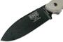 ESEE Laser Strike Knife, Black Blade, Micarta Handles, Kydex Sheath ESEE-LS-P-E