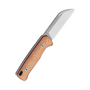 QSP Knife Baby Penguin  14C28N, 2 tone stonewash-satin,  G10 + copper foil QS130BP-C1
