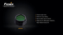 Fenix AOF-S+ Flashlight Filter, Green FEAOFSPLUSGRE