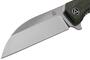 QSP Knife Pelican, Stonewash CPM S35VN Blade, Green Micarta Handle QS118-E1