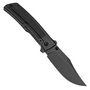 Kansept knivar Bison Blackwash CPM S35VN Blackwash Titan med Frag Mönster K1