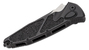 Microtech SOCOM ELITE T/E-AUTO BLACK TACTICAL PARTIAL SERRATED 161A-2T
