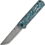 Kansept Foosa Damascus Blue White Carbon Fiber K2020T2