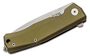 Lionsteel Folding knife STONE WASHED M390 blade, GREEN aluminum handle MT01A GS