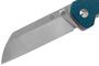 QSP Knife Penguin, Satin D2 Blade, Blue Micarta Handle QS130-H