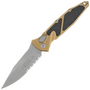 Microtech SOCOM ELITE AUTO S/E APOCLYPTIC PART SERRATE TAN 160A-11APTA